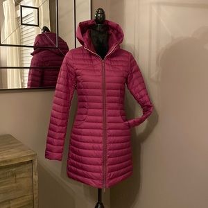 NWOT Long Lululemon Pack it Down Jacket - Purple Plum Size 4